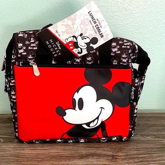 Disney Other - DISNEY Cooler Insulated Mickey Mouse Red Expandable New